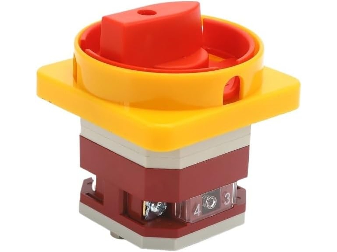 Lw12-16 1gs 16a Interruptor Combinado Liga Desliga De 2 Posições Circuito Controle Cadeado Rotativo Came 1 4-parafusos