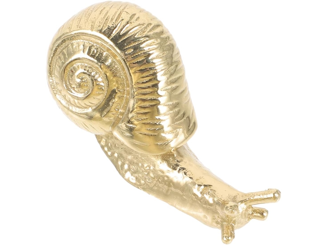 Puxador De Armário Em Formato Caracol Latão Jojofuny, Puxador De Gaveta Metal, Fácil De Instalar, Para Uso Em Cozinha E