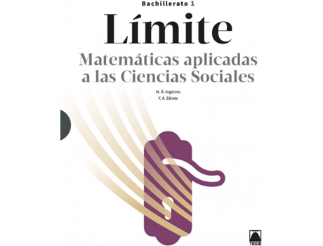 Livro Límite. Matemáticas 1 Bachillerato - Ciencias Sociales de Miguel Ángel Ingelmo Benito (Espanhol)
