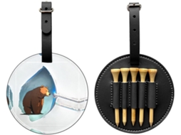 Saco de Armazenamento Marrom Selado para Tees de Golfe Fácil de Transportar e Mais Eficiente para Jogar Golf