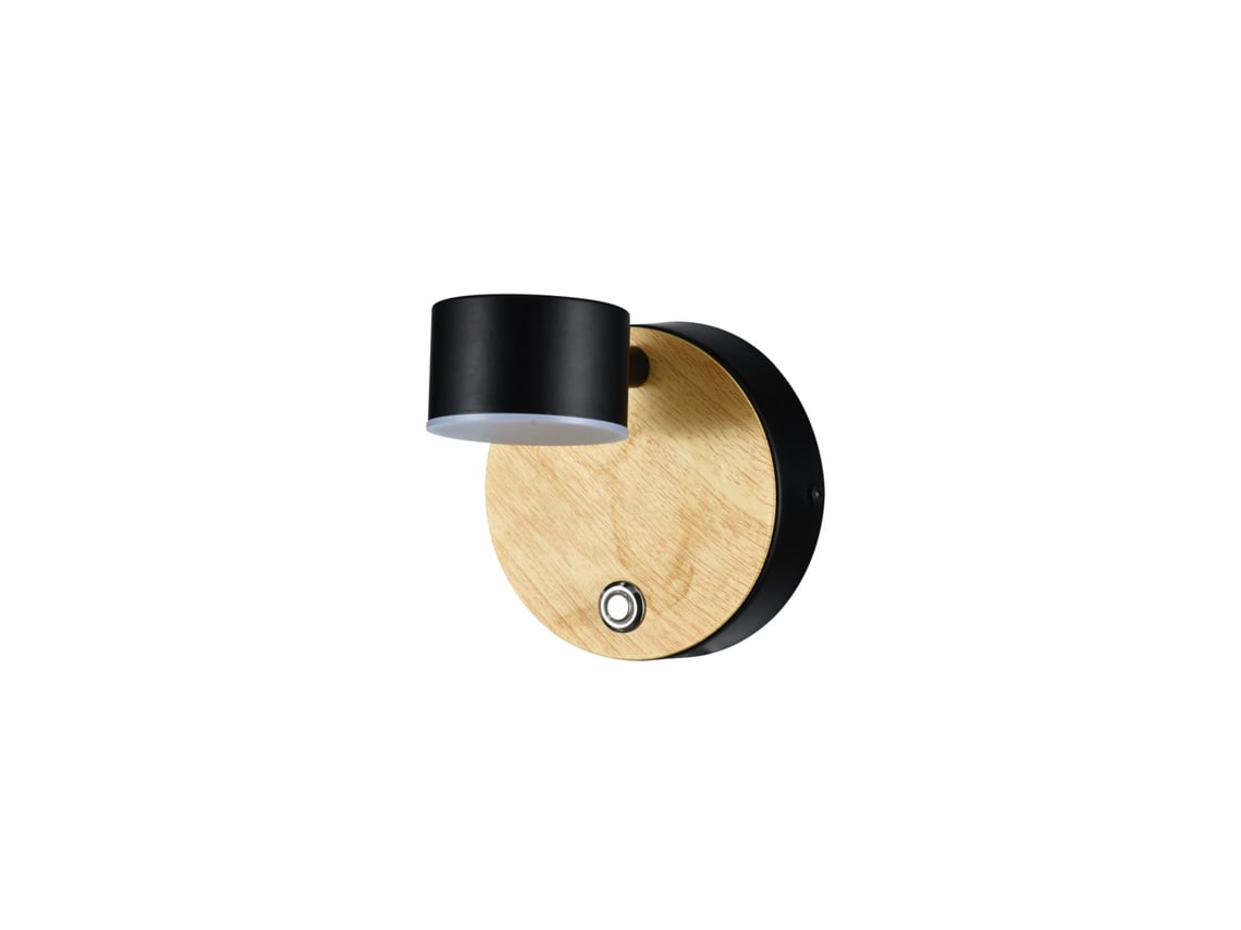 Candeeiro de Parede Led 5W Metal com Interruptor Serifos