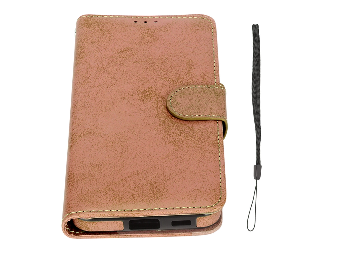 Aetheria capa Carteira 2 em 1 Couro Pu Tpu Magnética Flip Cover para Galaxy S22 Plus Marrom