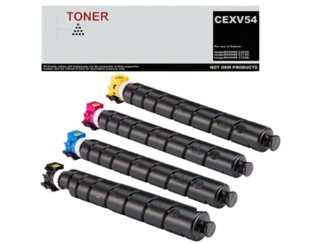 CEXV54 pacote 4 toner compatível com Canon 1394C002 1395C002 1396C002 1397C002 GENÉRICO