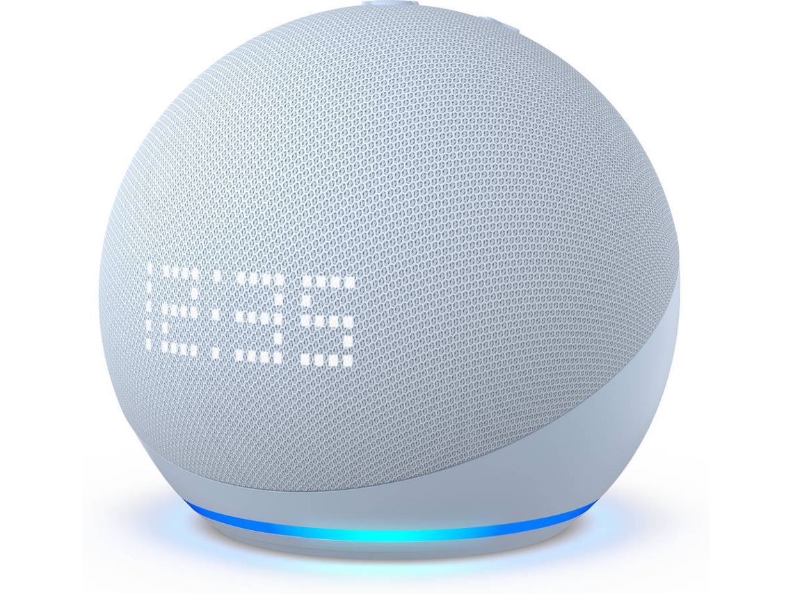 Assistente inteligente ECHO Dot 5 Alexa Cinzento Worten.pt