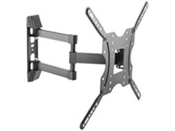 Suporte TV BR-LED 41 Rotação Máxima 30 kg Metal Preto BRAVO