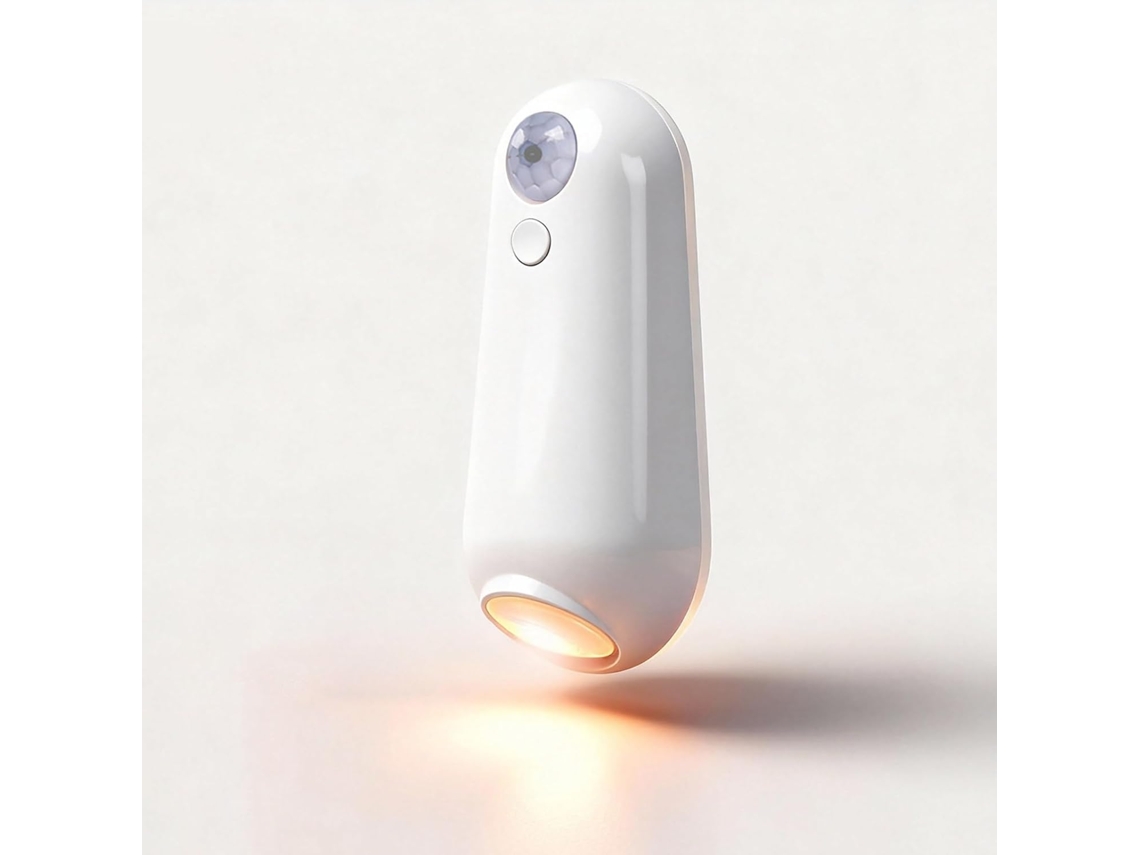 Luz Noturna Para Banheiro Com Detector De Movimento 16 Leds Que Mudam
