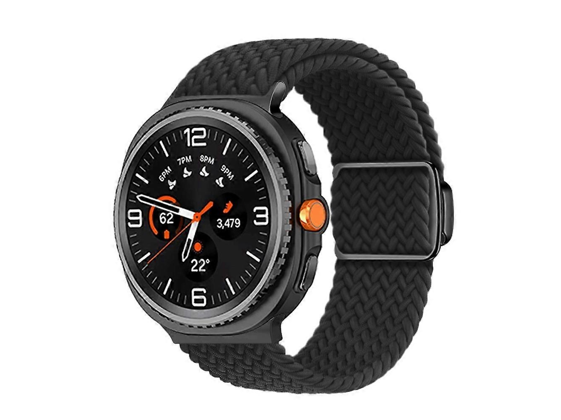 Pulseira De Nylon Trançado Com Fecho Magnético Para Samsung Galaxy Watch8 / Watch8 Classic