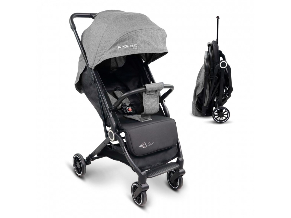 Carrinho de bebê Dobrável Compacto Mobiclinic Para viajar Apoio para os pés ajustável Cizenta Trip