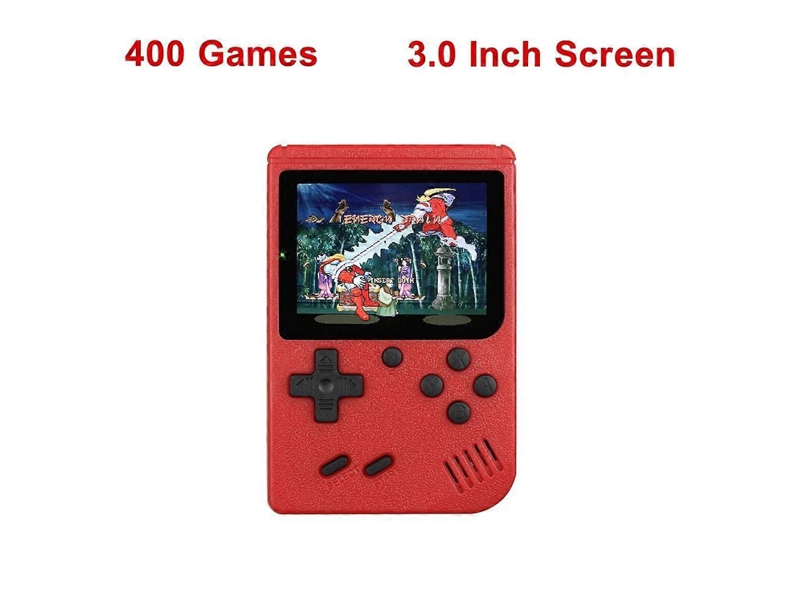 Mini Console de Videogame Retrô GOKOCO 8 Bits 500 Jogos Embutidos