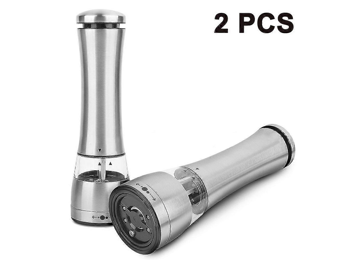 Conjunto De Moedor Elétrico De Sal E Pimenta Por Gravidade Com Ajuste De Moagem. PENGDSJE