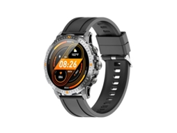 Relógio inteligente AMOLED de 1,43 polegadas, posicionamento GPS, à prova d'água IP68, detecção de viva-voz e bússola Bestvite (preto)