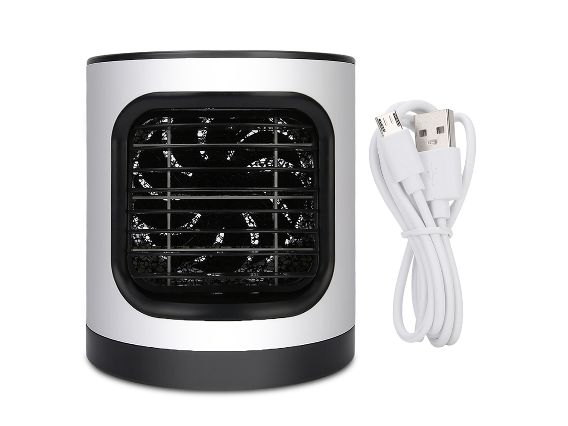 Purificador de Ar Usb com Luz Noturna Preto