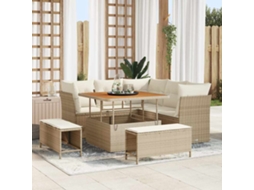 Vidaxl Conjunto De Sofá De Jardim 8 Unid. 5-número De Lugares
