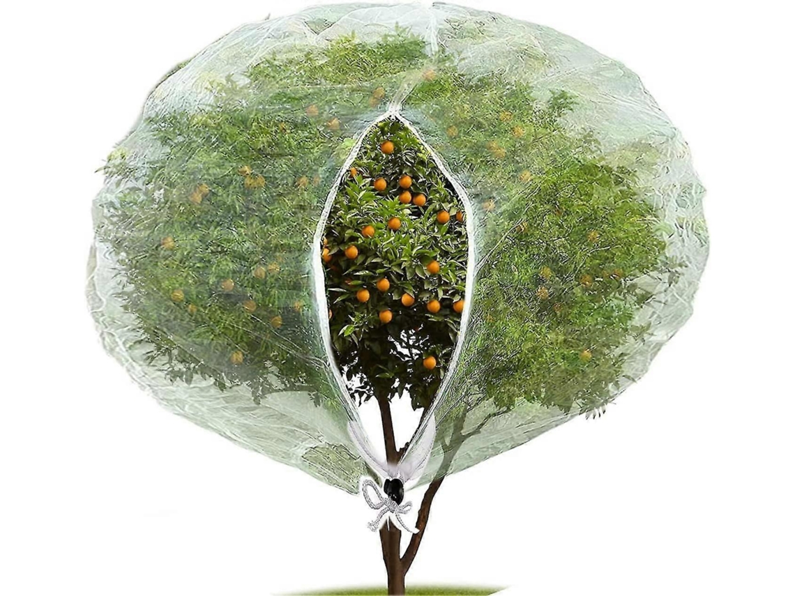 Rede De Proteção Para Plantas, 72 Polegadas, Pe, Zíper, Contra Insetos E Pássaros, Uso Em Jardins E Estufas