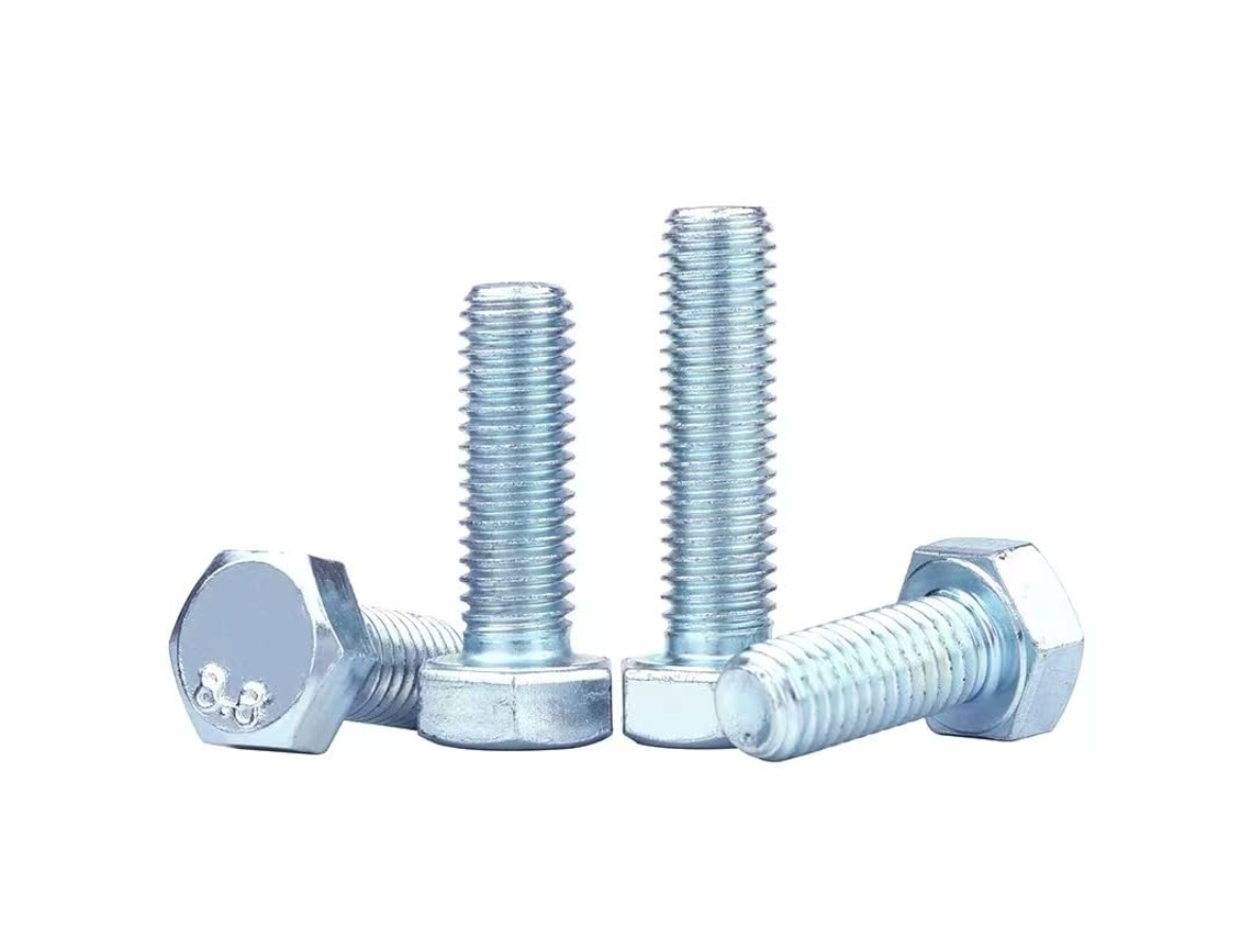 Conjunto De 10 Parafusos Cabeça Sextavada M7 X 1,0 Com Passo Mm, Grau