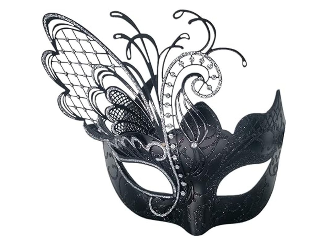 2026 máscara de Butterfly Masquerade para Mulheres Carnaval Halloween Festa Casamento Prom Hd bk