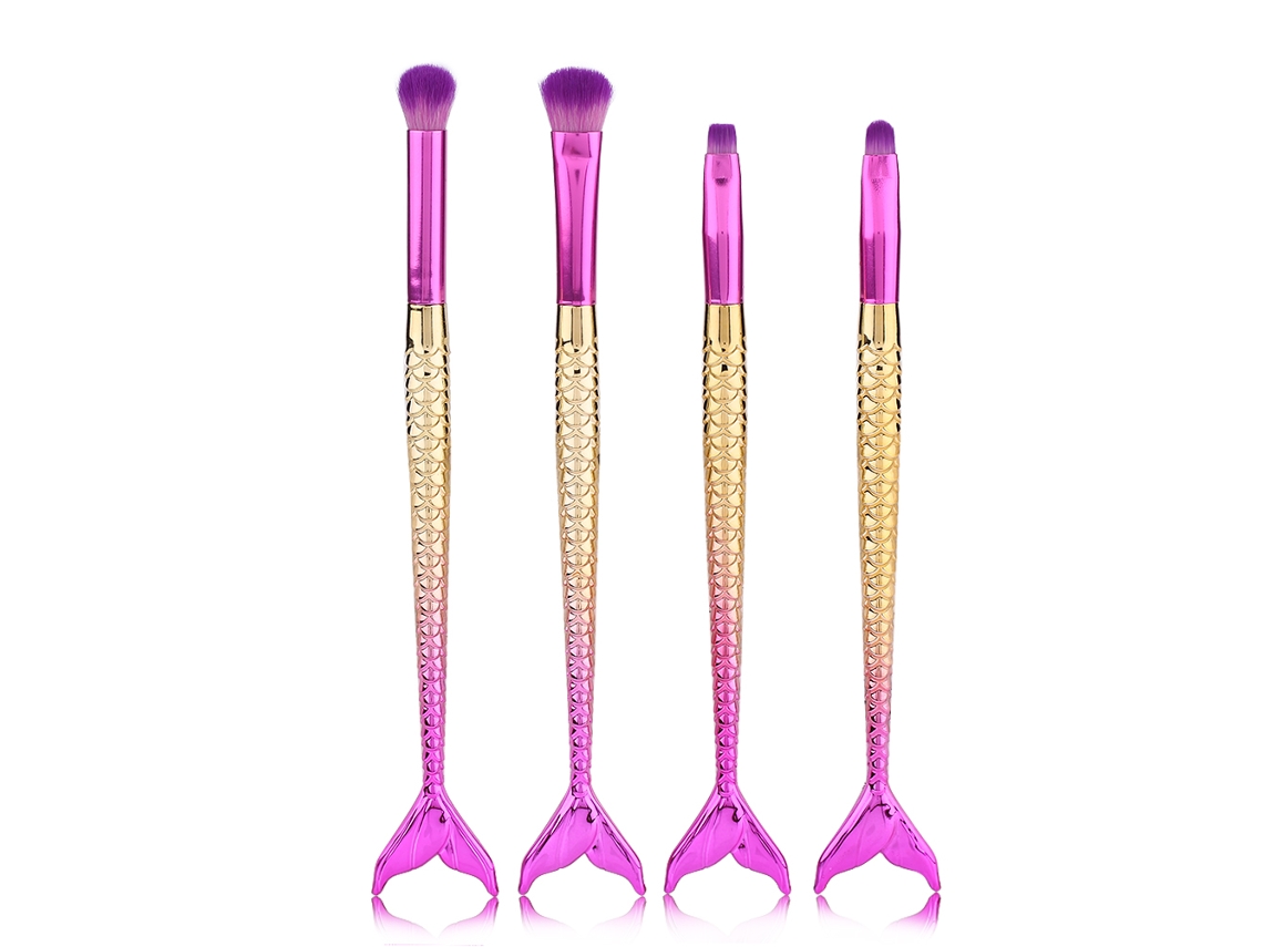 Kit De Maquiagem Creme Com Sombras De Olho Prática Aplicação