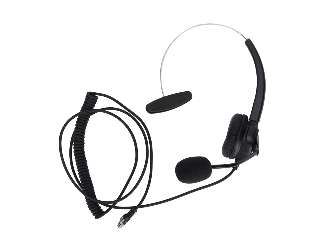 Aetheria fone de Ouvido para Telefone Profissional com Microfone Monoaural Rj9 para Call Center Escritório Vh530