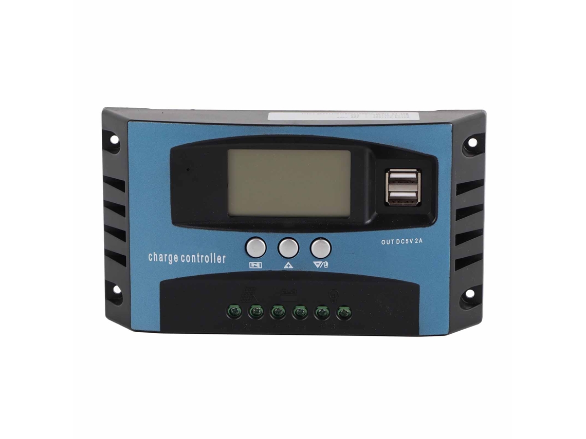 Controlador De Carga Solar Laxiscreed Mppt 12v/24v Com Reconhecimento Inteligente