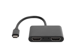 Adaptador Conversor Usb C Para Duas Hdmi 3.0 4k A 30hz Ay100