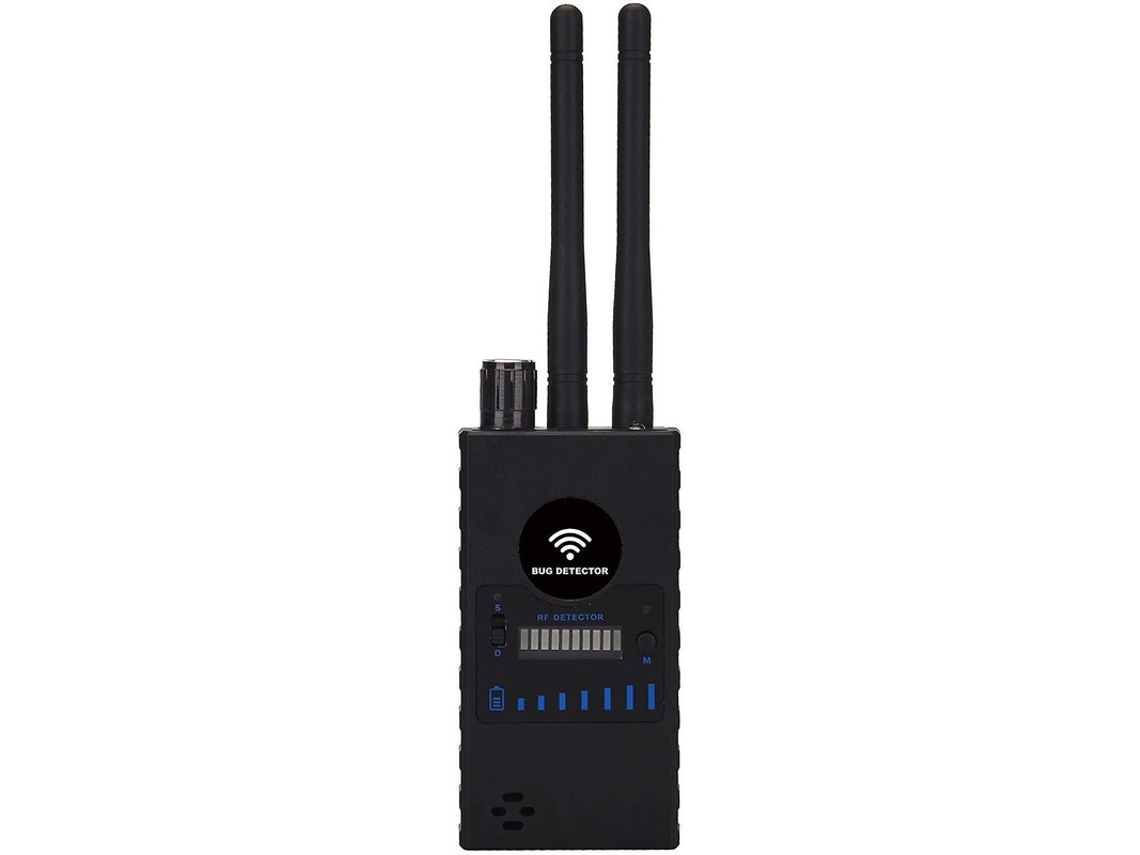 Detector De Câmera Wifi Espião, Câmera Oculta Localizador De Gps De Alta Sensibilidade Sinal Sem Fio Amplo Alcance Antena Dupla Preto Yizhood