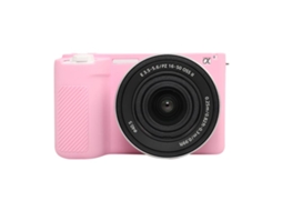 Capa Protetora de Silicone Macio Brilhante para Sony Zv e10 Ii / Zv e10m2 Rosa XIAOMOYU