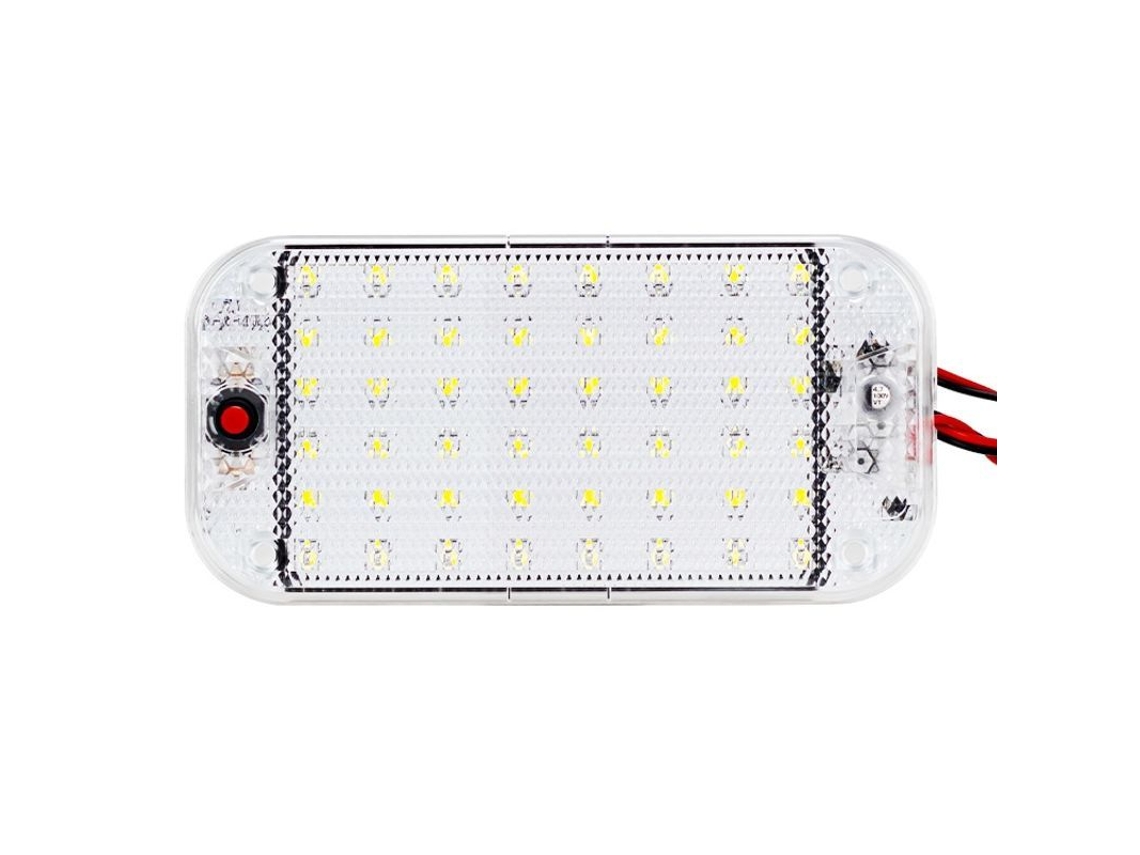 Luz Led Interior Para Carro 2025, 10w 48 Led Com Interruptor, 12v-85v Para Caminhão E Veículos