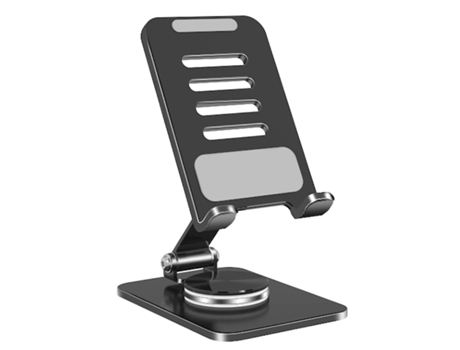Suporte Smartphone Ângulo Perfeito Plataforma ILIKE Metal Preto