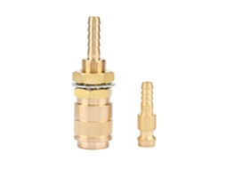 Conector Rápido M6 Para Gás E Água Para Soplete Mig Tig, Adaptador De Soldagem, Ouro