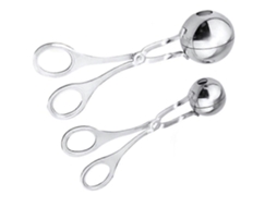 Meatball Tong Em Aço Inox Moldador De Bolinhas De Carne E Garra De Comida
