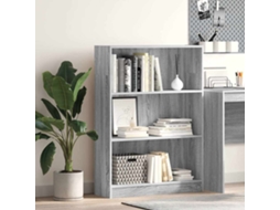 Vidaxl Estante 80x24x109 Cm Derivados De Madeira Cinzento Sonoma
