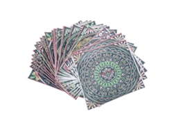 Baok-24 Peças De Adesivos De Azulejos Autocolantes Com Padrão Floral Impermeáveis E Resistentes Ao Óleo Para Cozinha E Banheiro Hz058