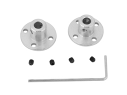 2pcs Acoplador De Flange Rígido M3 Para Motor Eixo Conexão Id 5mm Od 10mm