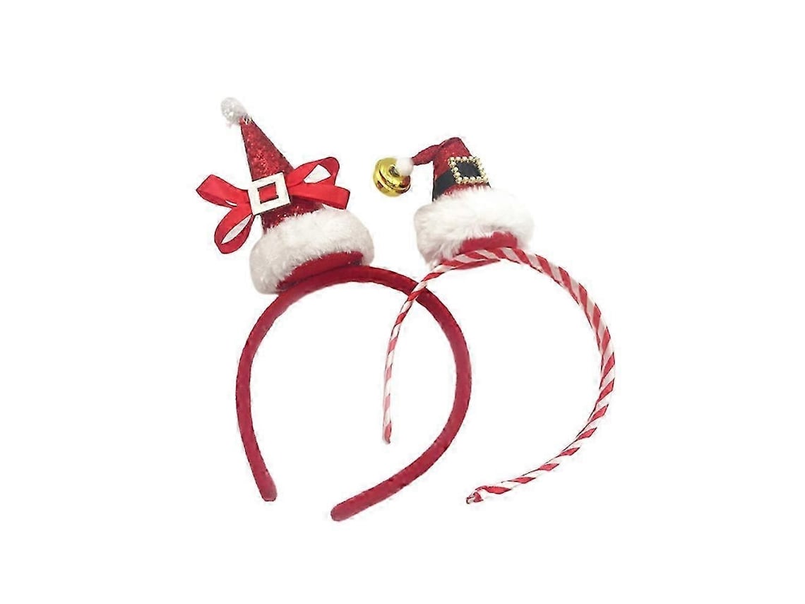 Conjunto De 2 Faixas De Cabelo Natalinas Para Festas