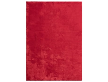 Tapete The Carpet Relax Antiderrapante Lavável Poliéster Vermelho (240x340)