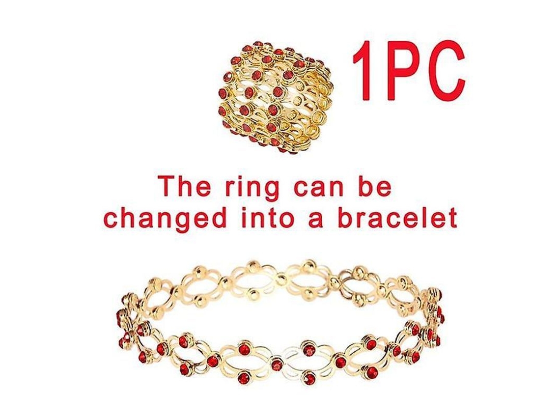2026 pulsera Anillo Mágico Retráctil 2 En 1 Creativa Estirable de Cobre Plata S925 Cubic Zirconia Regalo Mujer