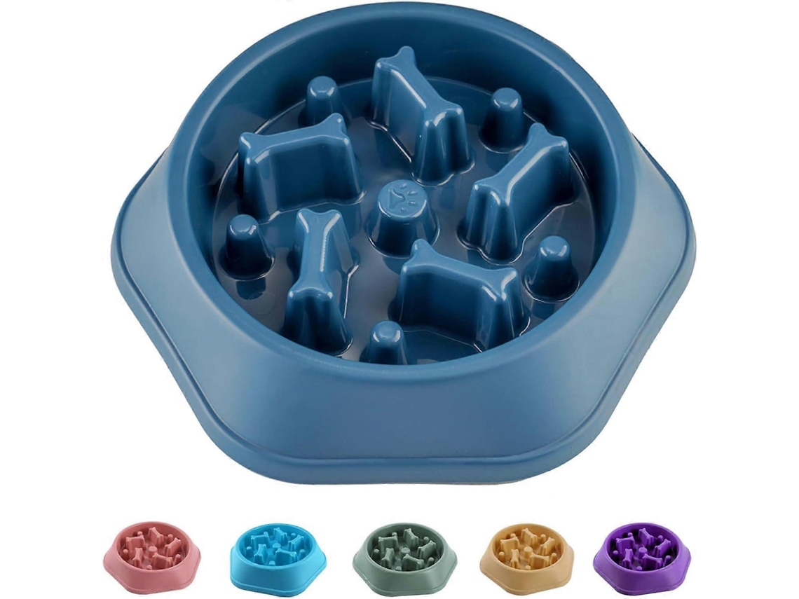 Tigela para Cães com Alimentação Lenta 1 Unidade, Design Saudável para Cães de Pequeno e Médio Porte AQUAFORGE