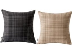 2 Capas de Almofada Decorativas em Poliéster, Impermeáveis e Fáceis Limpar, Estilo Americano, para CHABERLU
