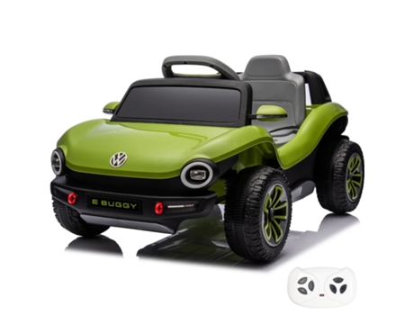 Bugge Elétrico Para Crianças 12v Volkswagen E Bugge 1 A 5 Anos Verde