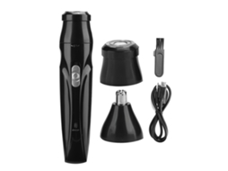 Kit multifuncional de aparador de pelos elétrico para pelos do nariz.