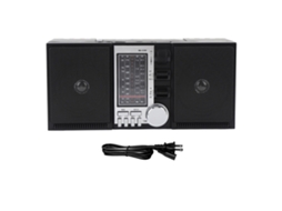 Radio Portátil AM/FM/SW con Bluetooth, altavoz estéreo, batería recargable 2400 mAh | MARCA