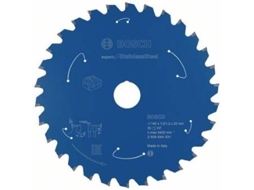 Disco de Serra Circular BOSCH Para Serra Sem Fios Expert para Aço Inoxidável 140x1.5/1.2x20 T30 para Serras Para Seco Manuais