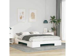 Vidaxl Estrutura da Cama Branco 160 X 200 Cm