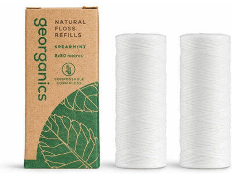 Fita Dental GEORGANICS Natural Hortelã Recarga (2x50 m)