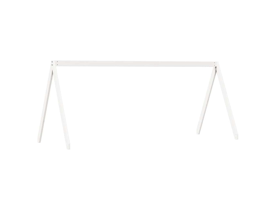 Kid's Bed Roof, Kid's Bed Roofs Vidaxl Branco Madeira De Pinho (199 X 95.5 X 88 Cm)