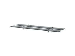 Floating Shelf, Floating Shelves Vidaxl Preto Vidro (100 X 10 Cm)
