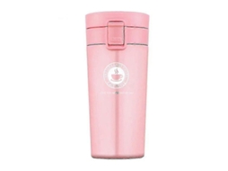 Garrafa Térmica De Aço Inoxidável, 380 Ml - Rosa