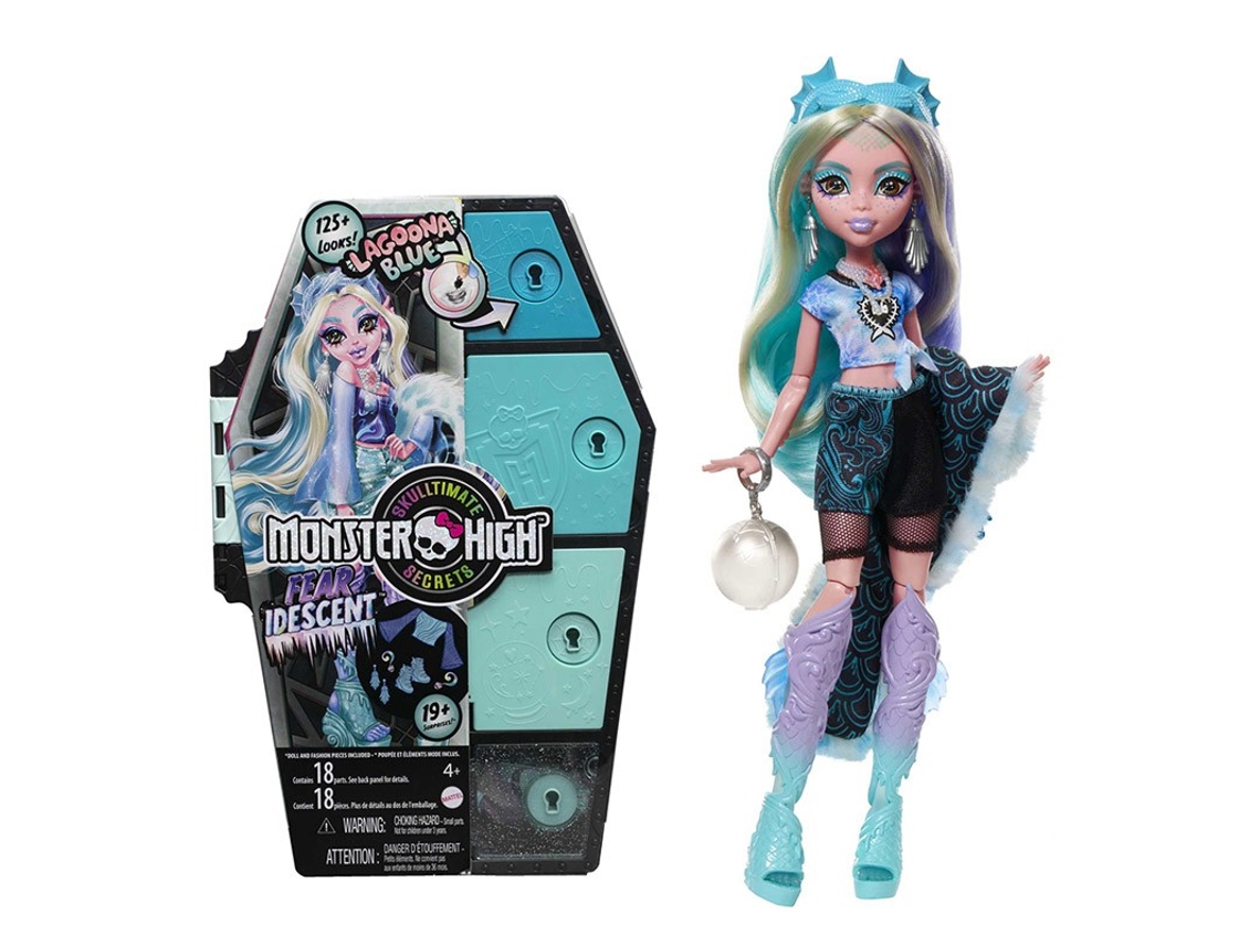 Conjunto Boneca E Acessórios - Monster High - Segredos Da Caveira - Lagoona  Blue - Mattel