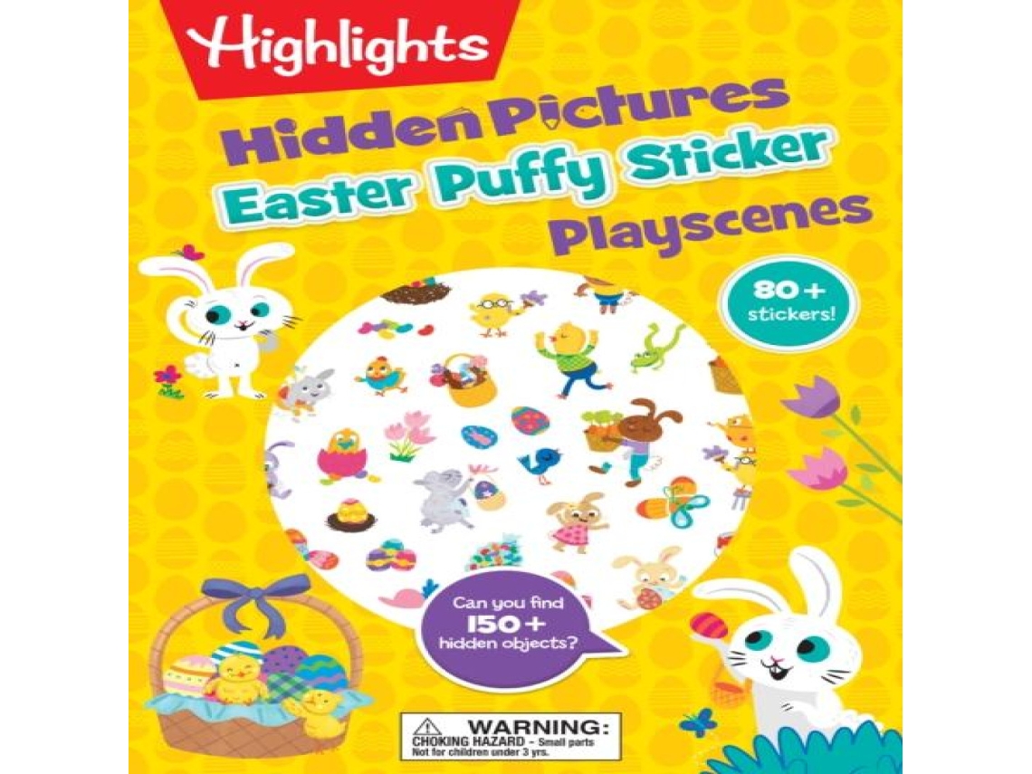 Livro Easter Hidden Pictures Puffy Sticker Playscenes de Astra Publishing House (Inglês)