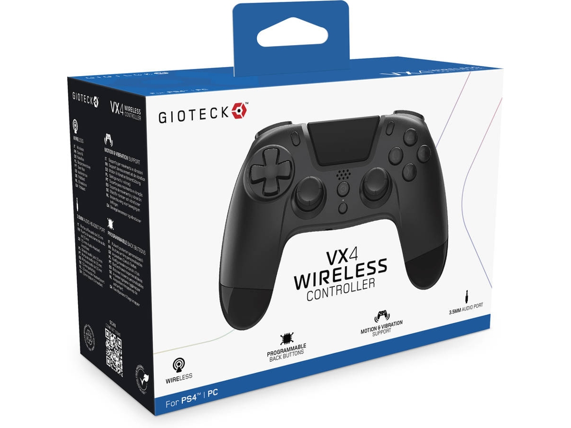 Comando PS4 GIOTECK VX-4 Preto